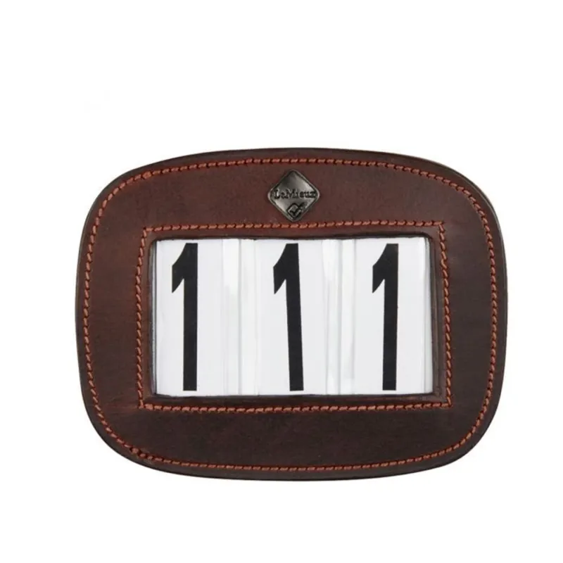 LeMieux Saddle Number Holder  - Brown